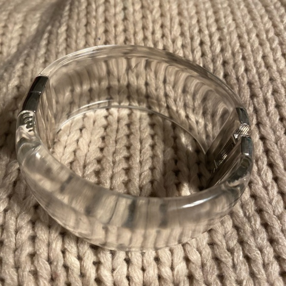 Vintage Acrylic hinge bracelet